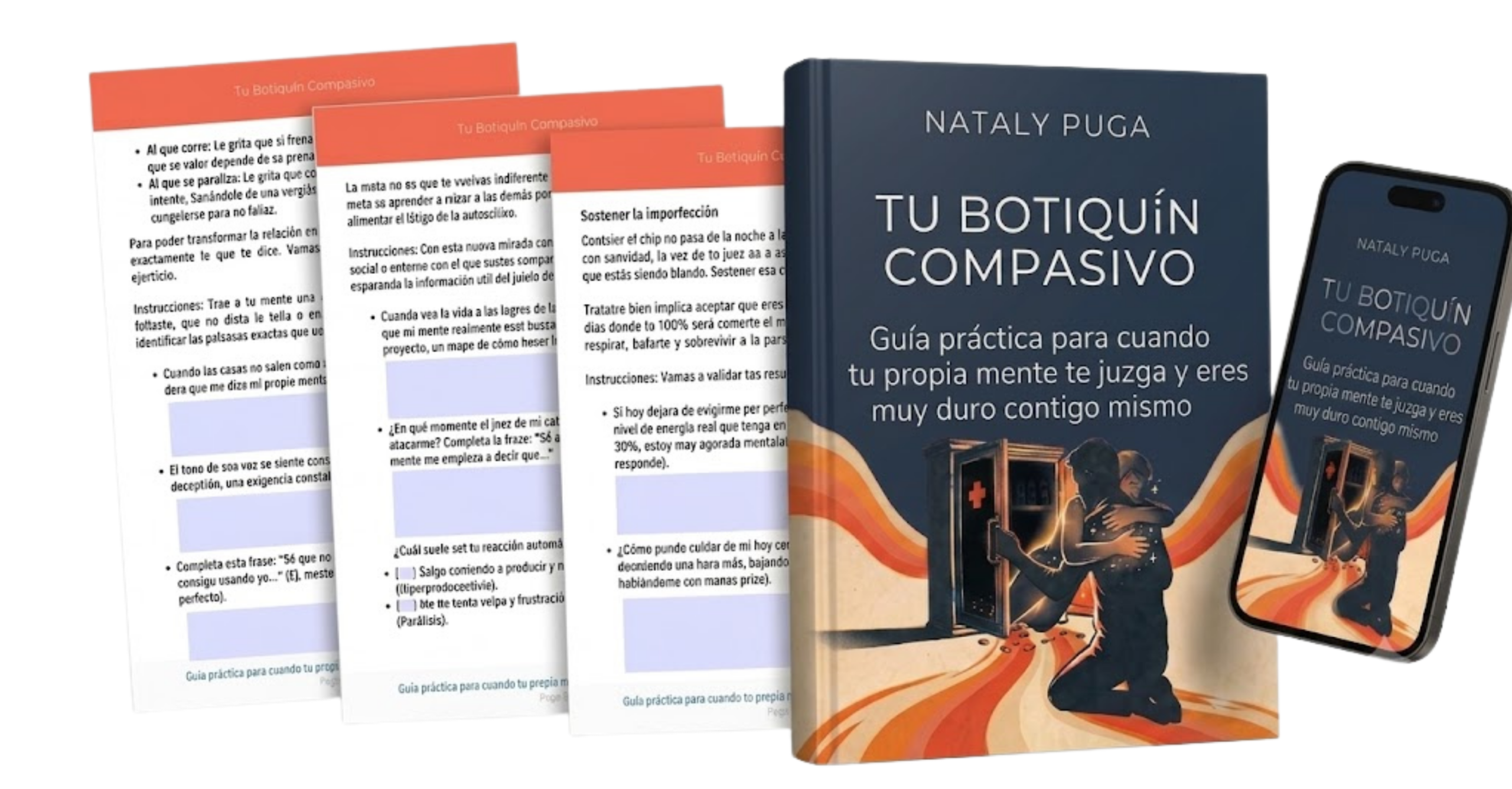 Portada del libro Tu Botiquín Compasivo para la autocrítica y la mente de Enfoque Mental