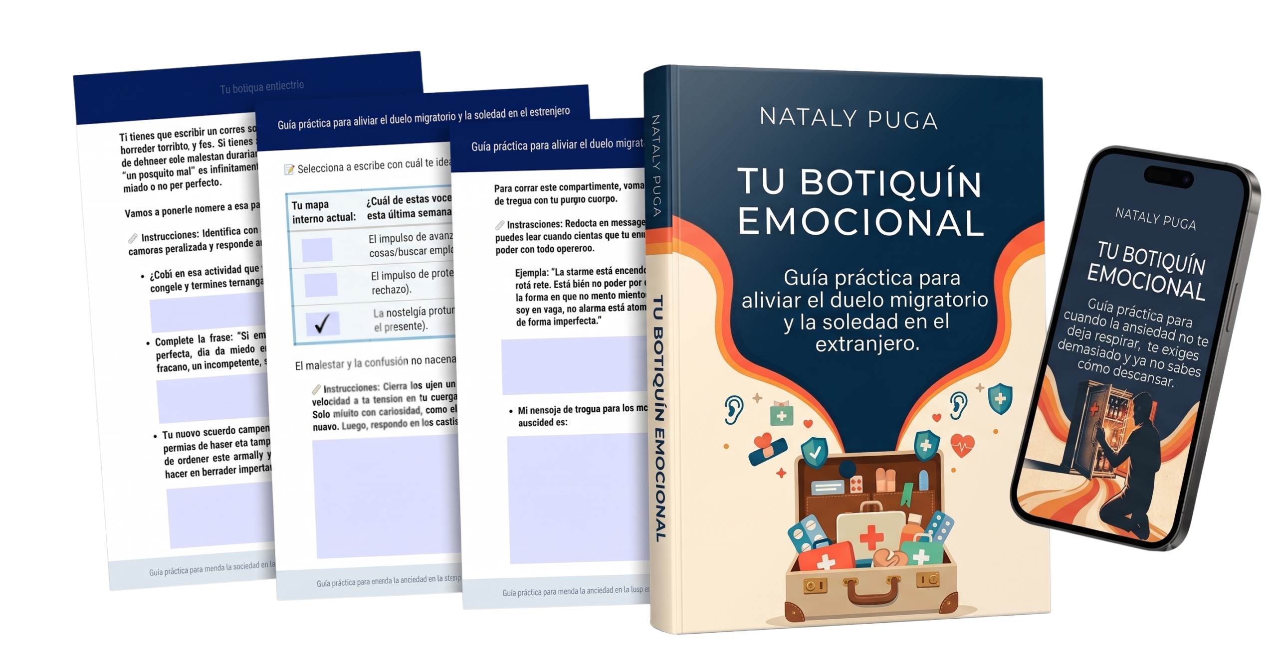 ¿Vives en el extranjero y te abruma la soledad o el desarraigo? Descubre Tu Botiquín Emocional, un manual interactivo para procesar el duelo migratorio.
