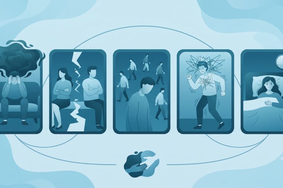 ilustracion sobre lo que una persona necesita para buscar psicologo